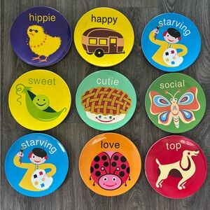 Jane Jenni melamine Plate Set